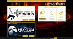 Desktop Screenshot of detnyteater.dk